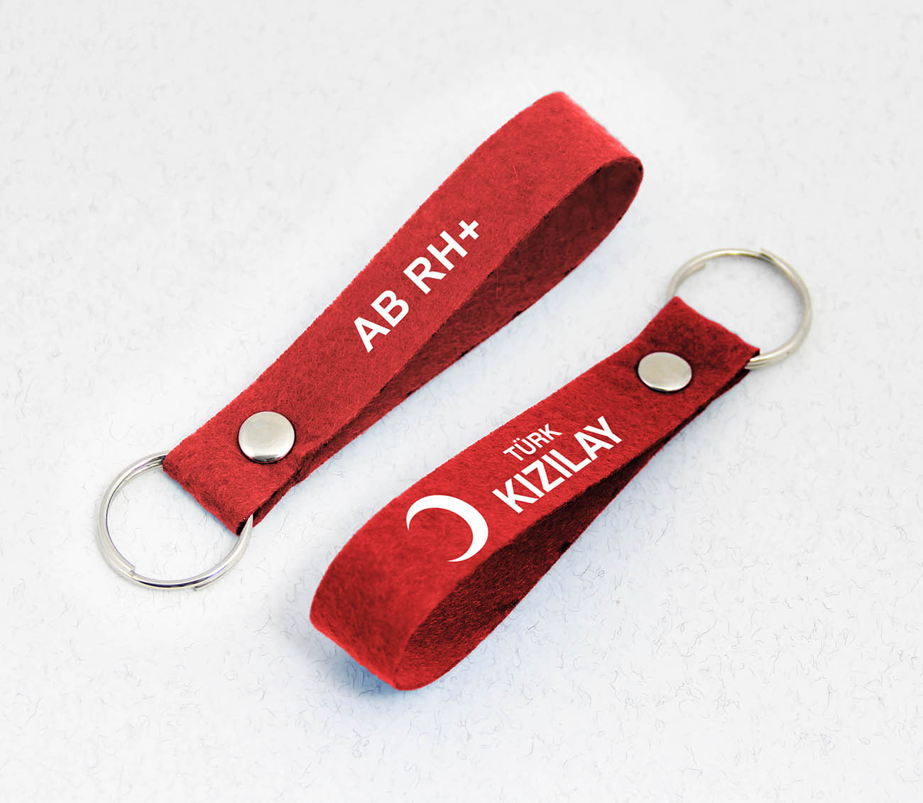 Kurumsal, Keçe Kumaş Paketli Promosyon Anahtarlık