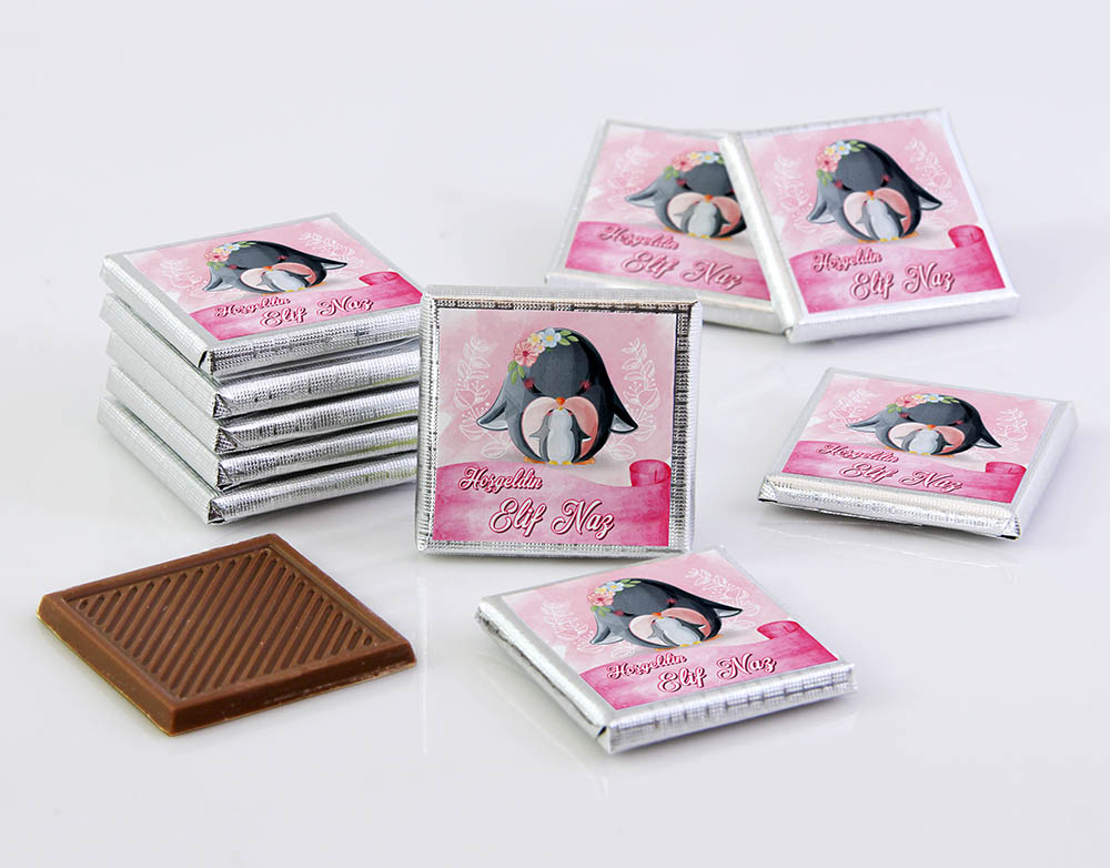 Kız Bebek Dökme Çikolata - Penguen