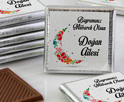 Bayram Çikolatası - Kutulu - Kişiye Özel