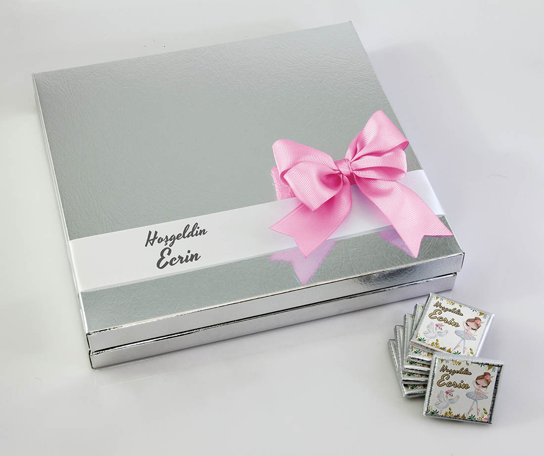 Kız Bebek Çikolatası - Kutulu - Balerin