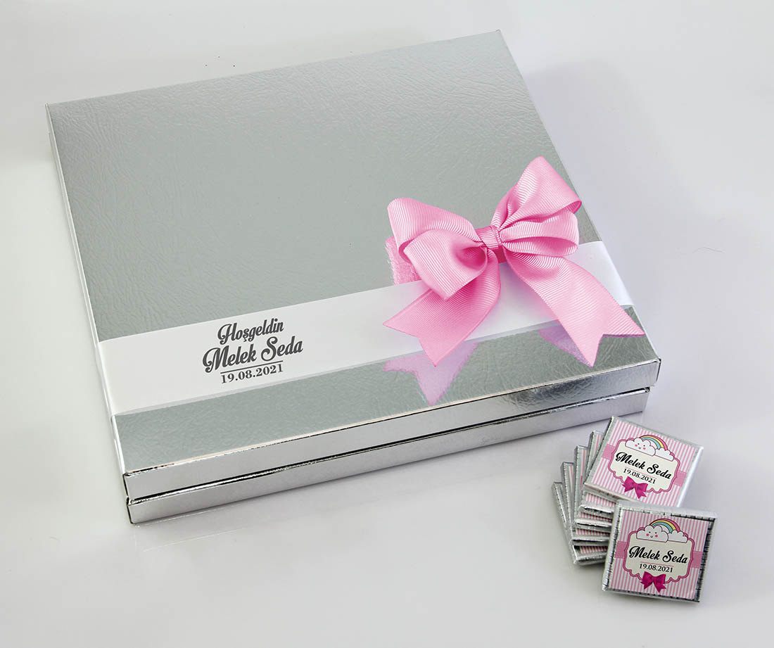 Kız Bebek Çikolatası - Kutulu - Bulut