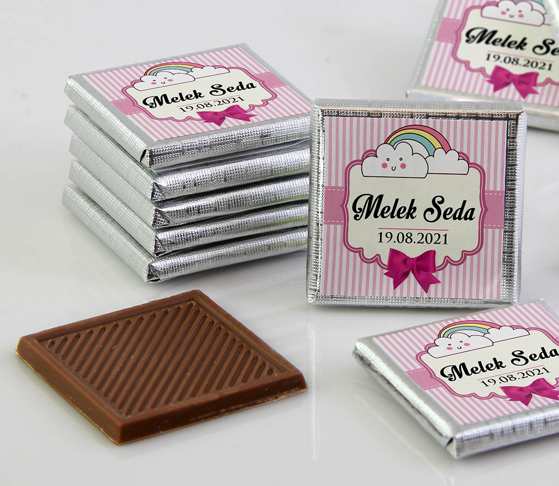 Kız Bebek Çikolatası - Kutulu - Bulut