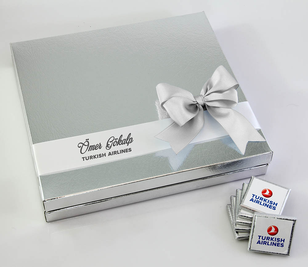 Kurumsal, Kutulu Madlen Çikolata - Logo veya Fotoğraf