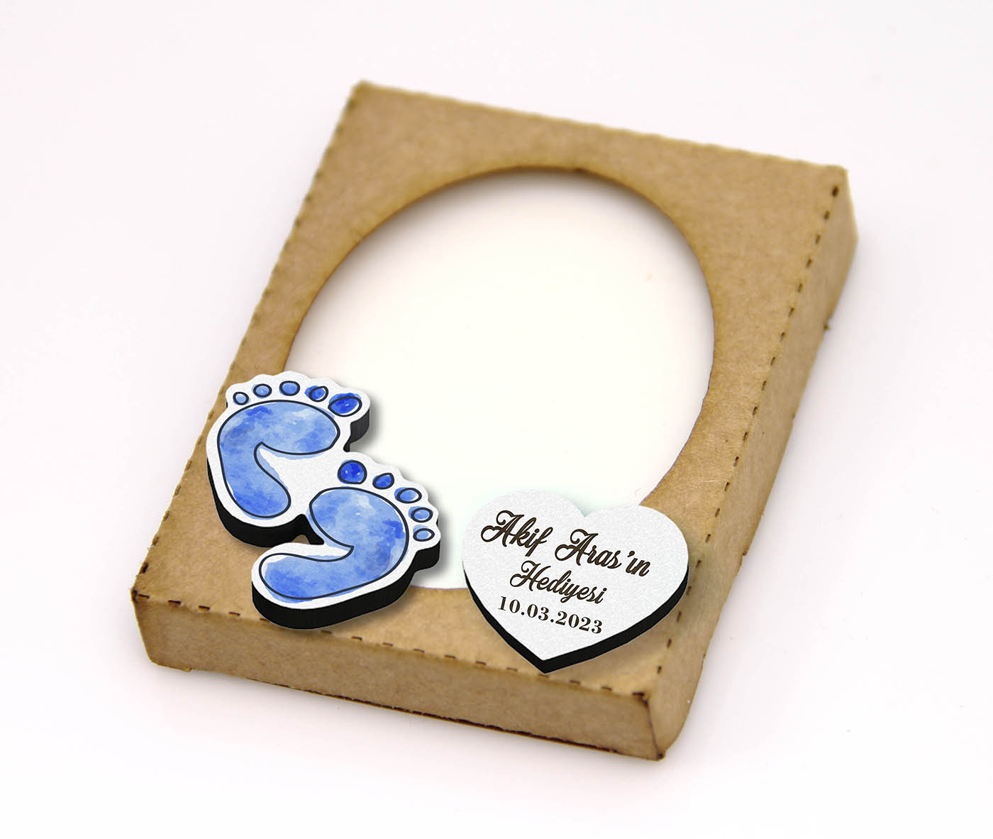 Figür Detaylı, Kutulu Sabun - Erkek Bebek Şekeri