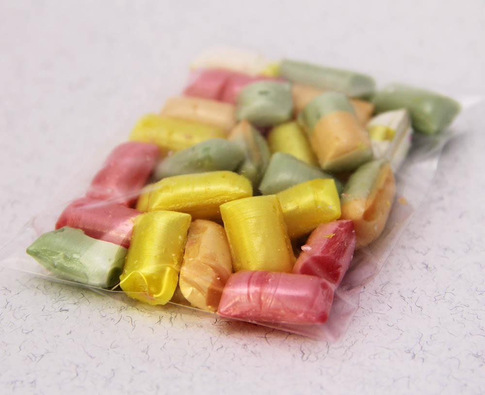 Pencereli Tasarım Erkek Bebek Şekeri - Kalp - Büyük Boy