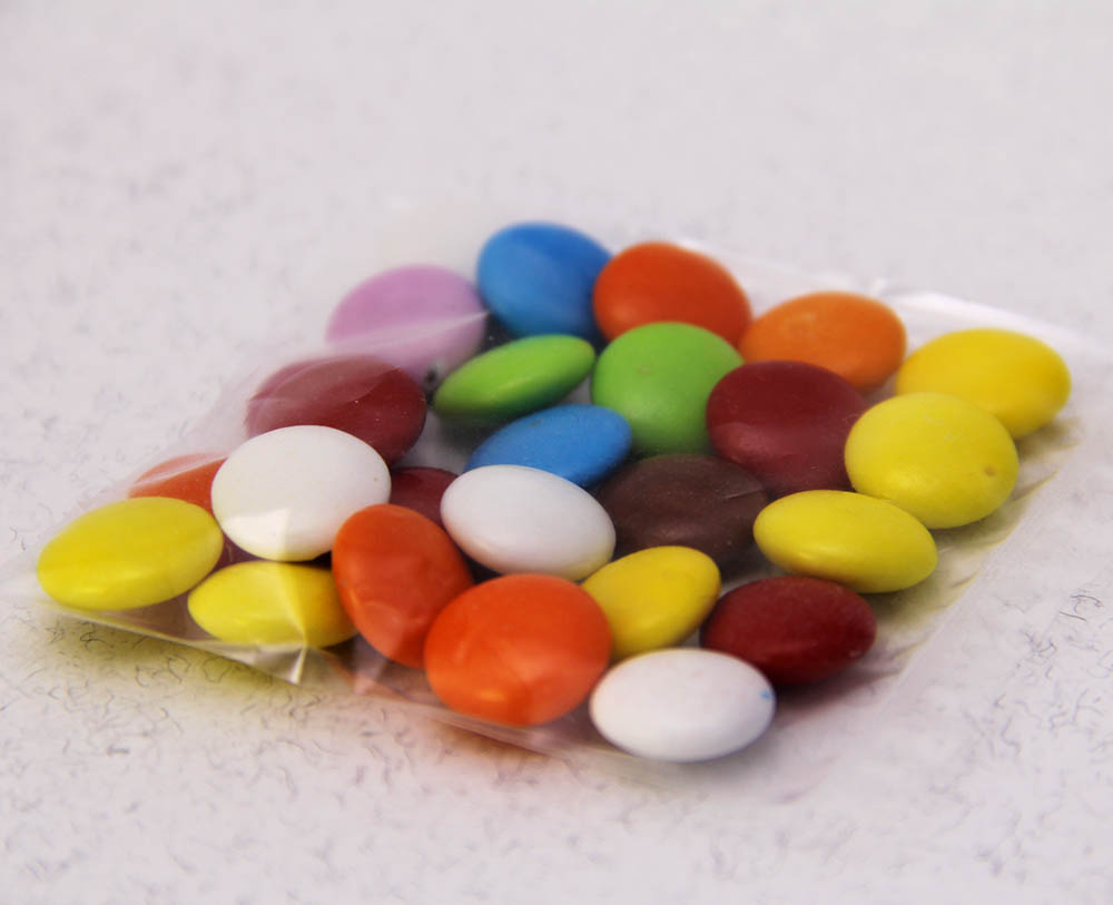 Pencereli Tasarım Erkek Bebek Şekeri - Kalp - Büyük Boy