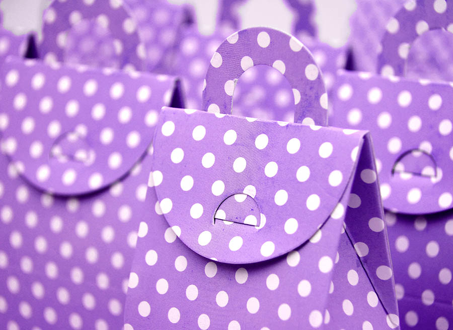 Şeker ve Lokum Çantası - Mor