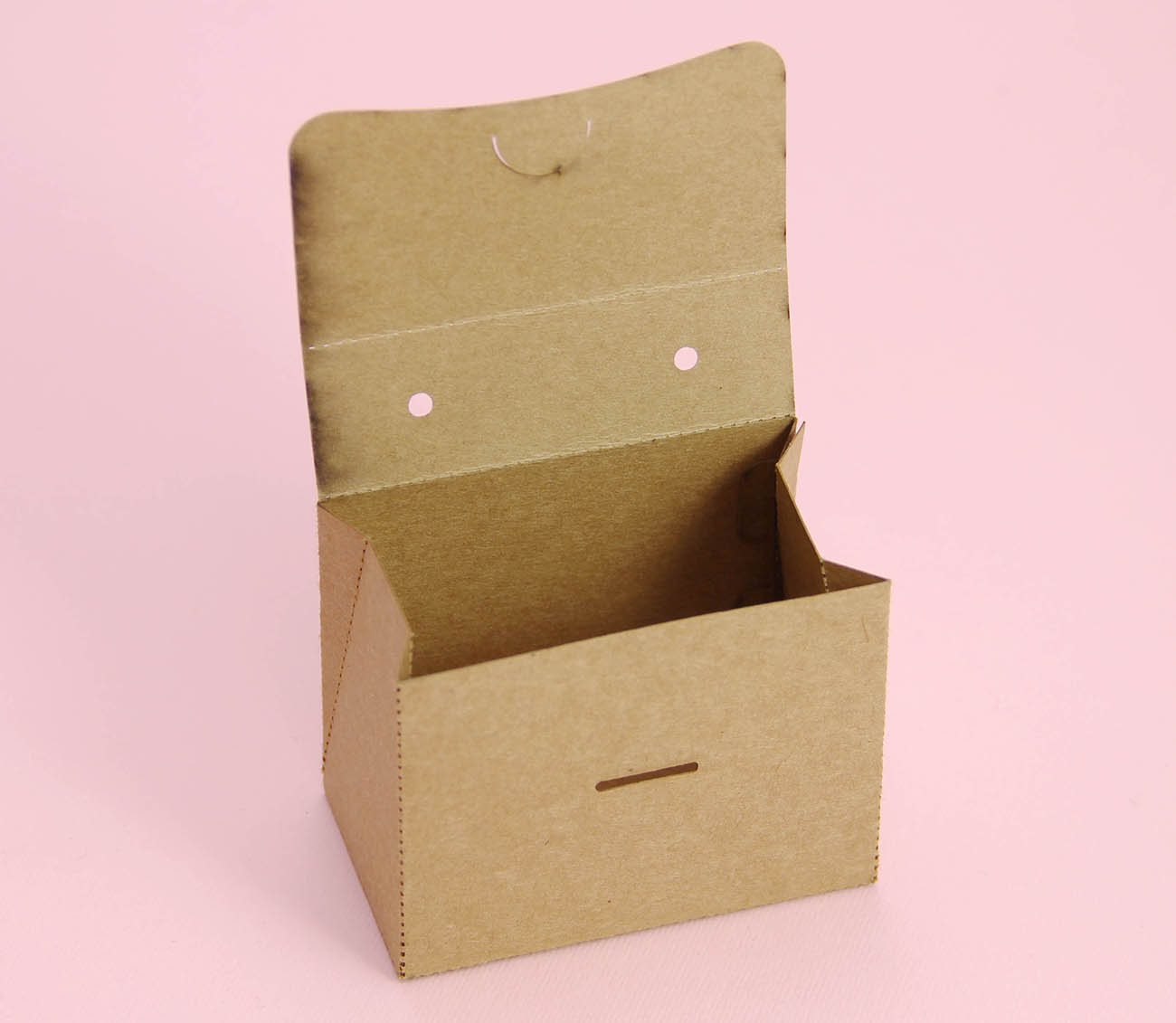 Kraft Karton Çanta Şekilli Şeker ve Lokum Kutusu