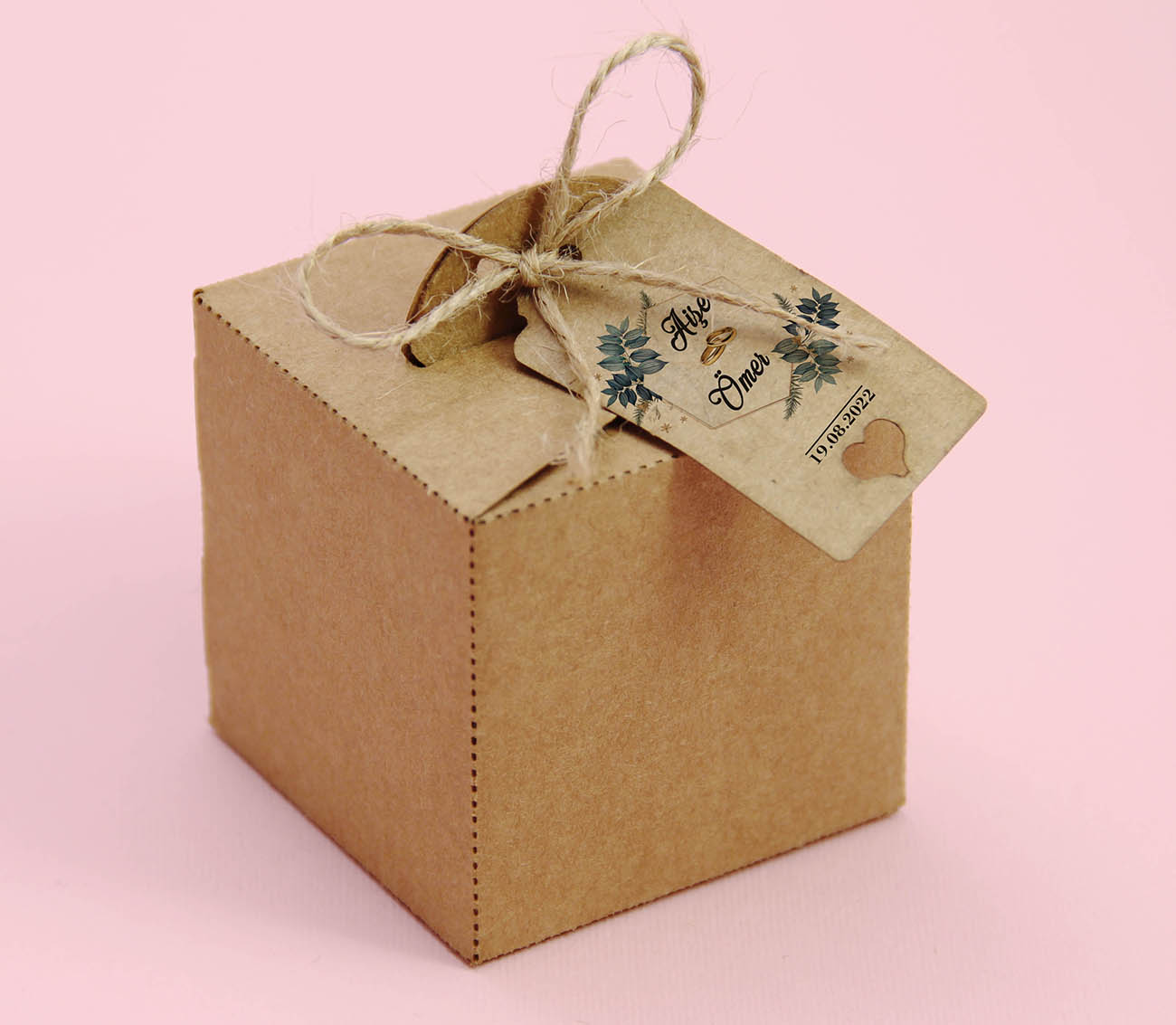 Kraft Karton Şeker ve Lokum Kutusu