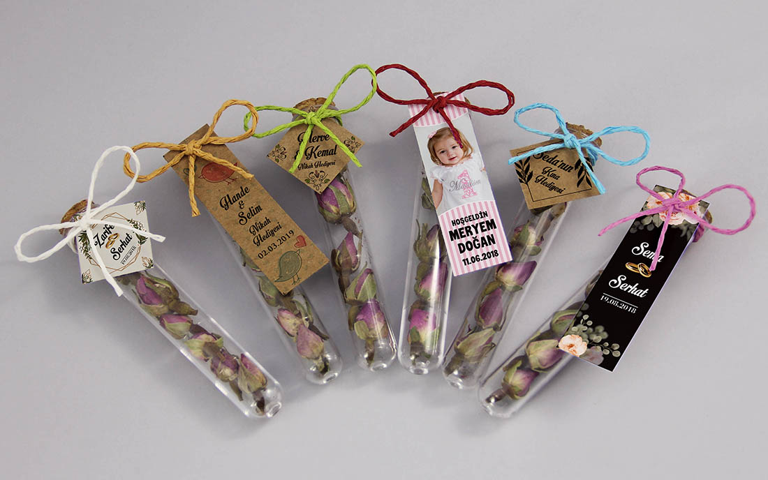 Gül Çayı - Tüp Şişeli Nişan, Nikah, Mevlid Şekeri