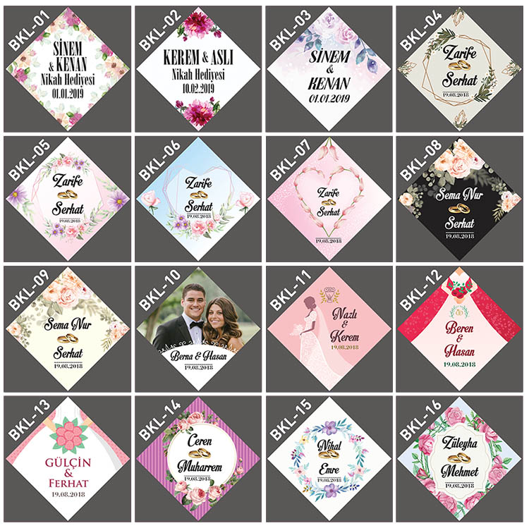 Gül Çayı - Tüp Şişeli Nişan, Nikah, Mevlid Şekeri