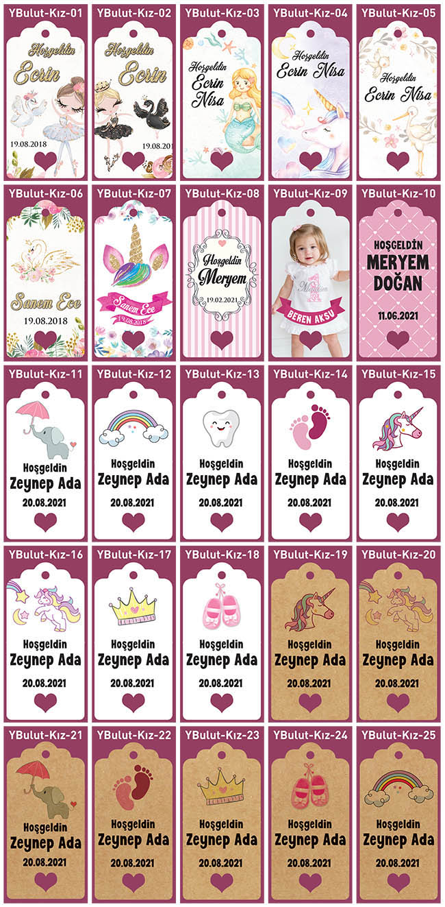 Meyveli Şeker - Kız Bebek Şekeri